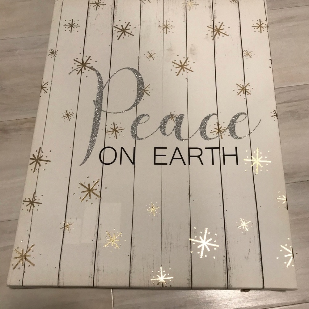 Peace On Earth Holiday Decor Christmas Decor